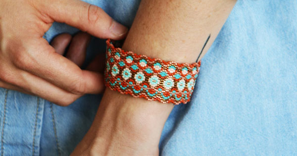 Comment faire du tissage Peyote double ?